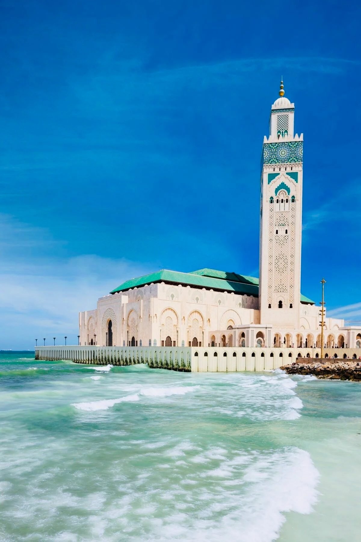 Casablanca et la mosquée Hassan II
